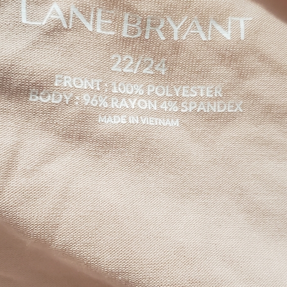 Lane Bryant 22/24 Sequin Sheer Tank Blush Pink Asy - Picture 5 of 6
